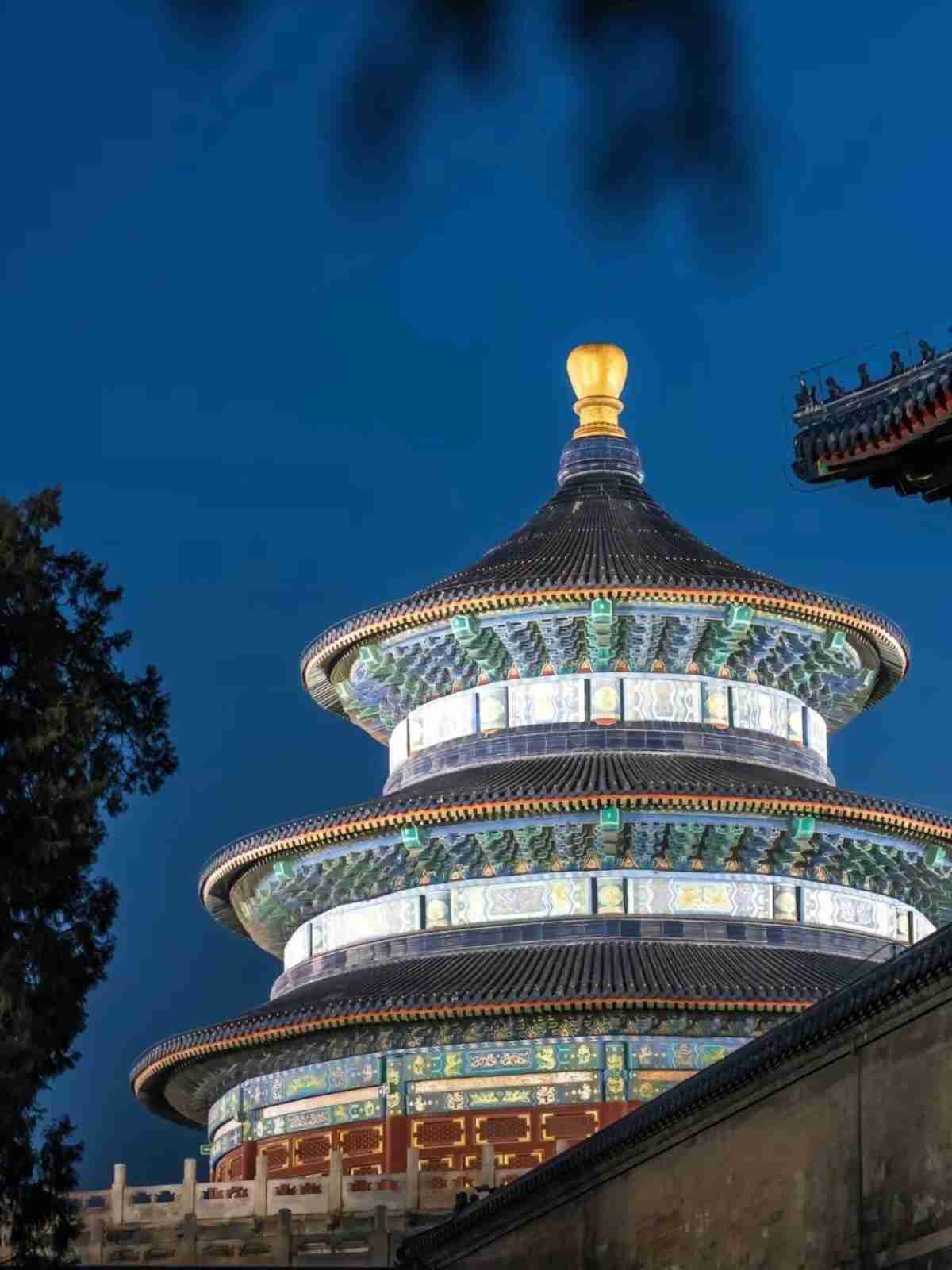 The Temple of Heaven night view